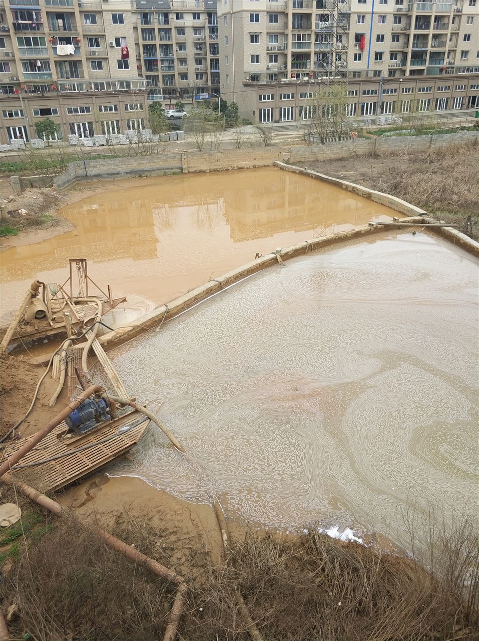康保沉淀池淤泥清理-厂区废水池淤泥清淤